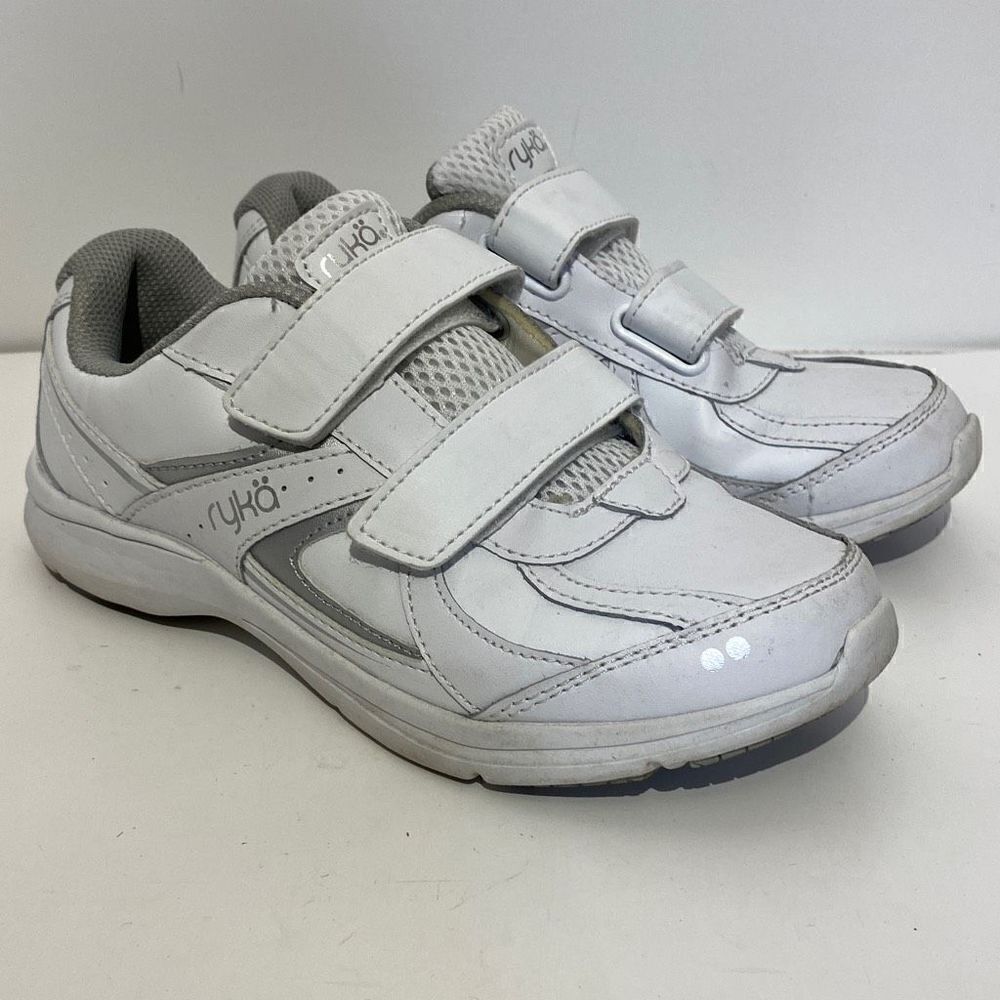‎Ryka Sandria Women's Double Strap Sneakers In White Size 6